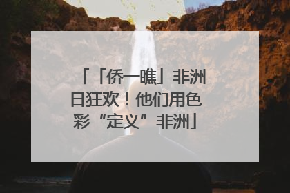 「侨一瞧」非洲日狂欢！他们用色彩“定义”非洲