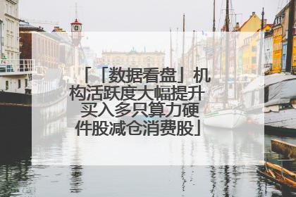 「数据看盘」机构活跃度大幅提升 买入多只算力硬件股减仓消费股