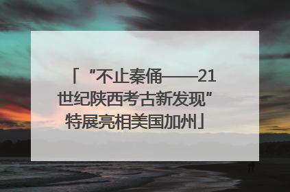 “不止秦俑——21世纪陕西考古新发现”特展亮相美国加州