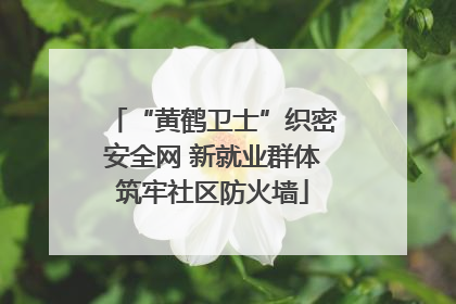 “黄鹤卫士”织密安全网 新就业群体筑牢社区防火墙