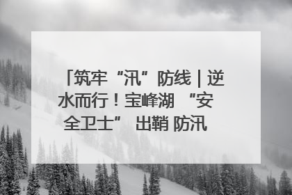 筑牢“汛”防线｜逆水而行！宝峰湖 “安全卫士” 出鞘 防汛应急再添硬核力量