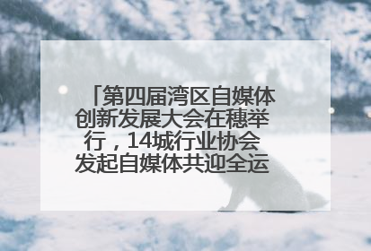 第四届湾区自媒体创新发展大会在穗举行，14城行业协会发起自媒体共迎全运会协同计划