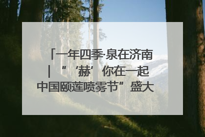 一年四季·泉在济南｜“‘赫’你在一起 中国颐莲喷雾节”盛大开启 共赴水润之约