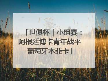 世俱杯｜小组赛：阿根廷博卡青年战平葡萄牙本菲卡