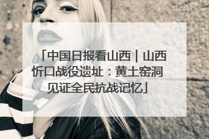 中国日报看山西｜山西忻口战役遗址：黄土窑洞见证全民抗战记忆