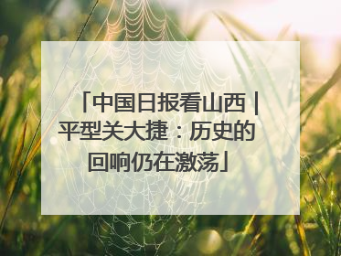中国日报看山西｜平型关大捷：历史的回响仍在激荡