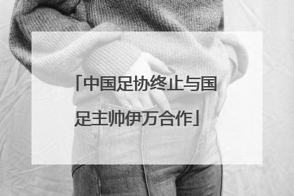 中国足协终止与国足主帅伊万合作