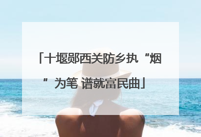 十堰郧西关防乡执“烟”为笔 谱就富民曲