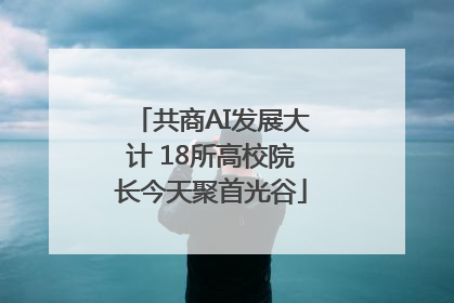 共商AI发展大计 18所高校院长今天聚首光谷