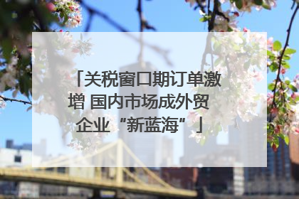 关税窗口期订单激增 国内市场成外贸企业“新蓝海”