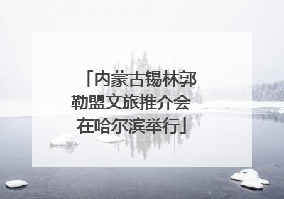 内蒙古锡林郭勒盟文旅推介会在哈尔滨举行