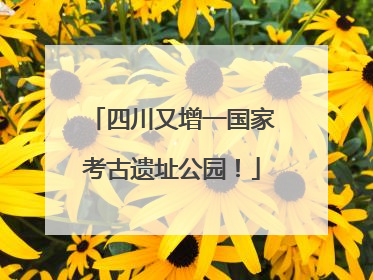 四川又增一国家考古遗址公园！