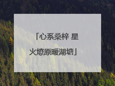 心系桑梓 星火燎原暖湖塘
