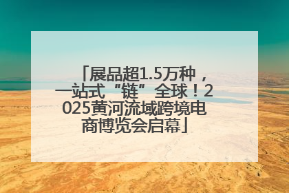 展品超1.5万种，一站式“链”全球！2025黄河流域跨境电商博览会启幕
