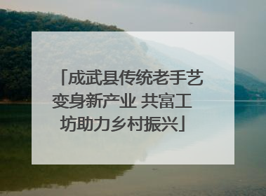 成武县传统老手艺变身新产业 共富工坊助力乡村振兴
