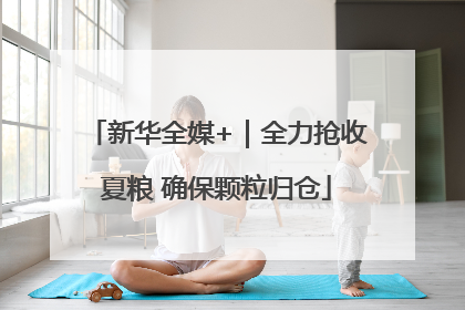 新华全媒+｜全力抢收夏粮 确保颗粒归仓
