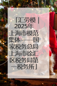 汇劳模｜2025年上海市模范集体——国家税务总局上海市徐汇区税务局第一税务所
