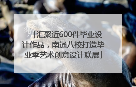 汇聚近600件毕业设计作品，南通八校打造毕业季艺术创意设计联展