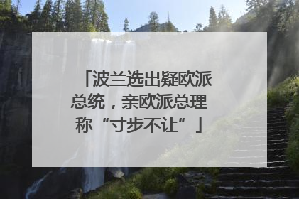 波兰选出疑欧派总统，亲欧派总理称“寸步不让”