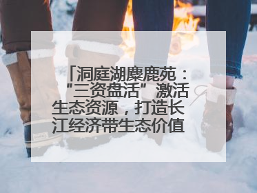 洞庭湖麋鹿苑：“三资盘活”激活生态资源，打造长江经济带生态价值转化新标杆