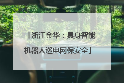 浙江金华：具身智能机器人巡电网保安全