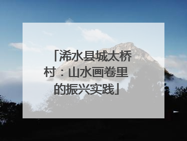 浠水县城太桥村：山水画卷里的振兴实践