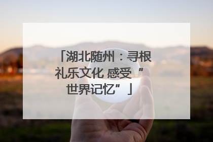 湖北随州：寻根礼乐文化 感受“世界记忆”