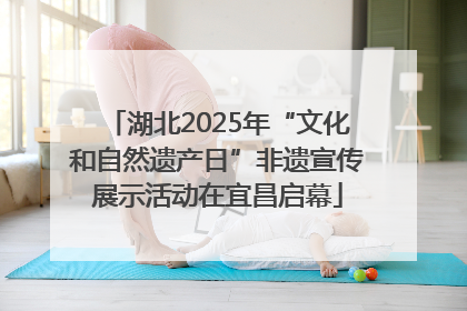 湖北2025年“文化和自然遗产日”非遗宣传展示活动在宜昌启幕