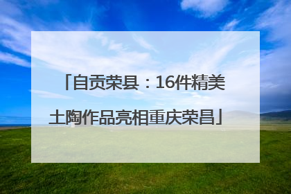 自贡荣县：16件精美土陶作品亮相重庆荣昌