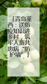 青岛莱西：送防疫知识进乡村，筑牢人畜共患病“防护墙”