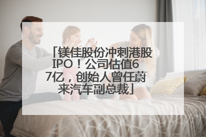 镁佳股份冲刺港股IPO！公司估值67亿，创始人曾任蔚来汽车副总裁