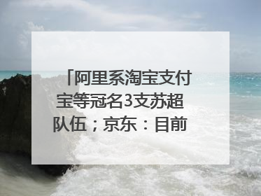 阿里系淘宝支付宝等冠名3支苏超队伍；京东：目前京东币链科技并没有开始发行稳定币｜早资道
