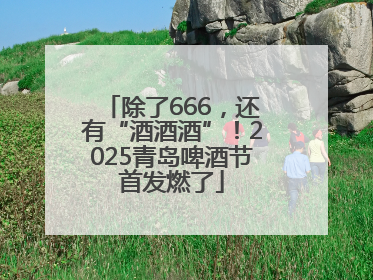 除了666，还有“酒酒酒”！2025青岛啤酒节首发燃了