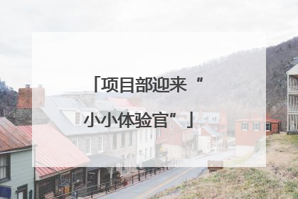 项目部迎来“小小体验官”