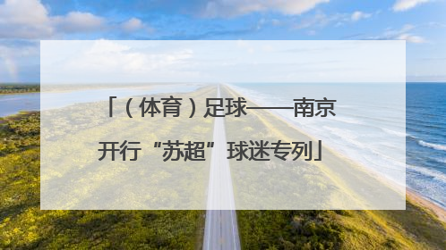 （体育）足球——南京开行“苏超”球迷专列