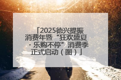 2025德兴提振消费年暨“狂欢盛夏・乐购不停”消费季正式启动（图）